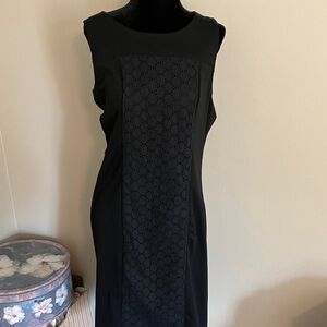 Old Navy Black Midi Dress